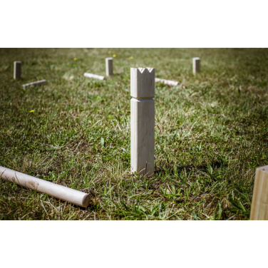 Logo trade promotional products image of: Kingdom Kubb Outdoor Game