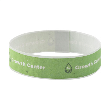 Logotrade promotional gift picture of: Seed Paper Festival Wristband