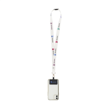 Logo trade promotional item photo of: Lanyard Sublimation Safety RPET 2 cm with Patch