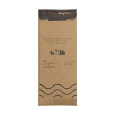 Logo trade promotional products picture of: Vegan Pineapple Leather Keyring