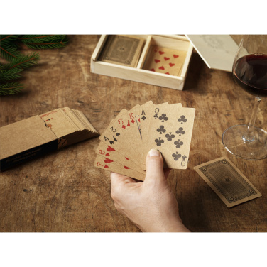 Logo trade promotional giveaways image of: Recycled Playing Cards Double X-Mas