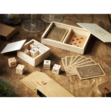 Logo trade promotional merchandise picture of: Recycled Playing Cards Double X-Mas