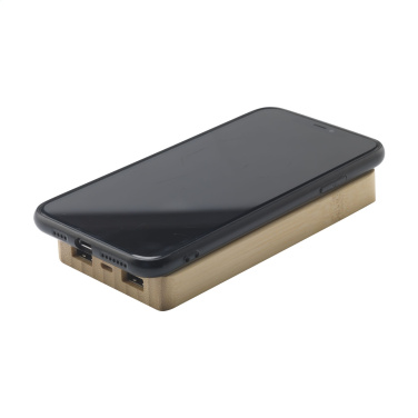 Logotrade advertising products photo of: Solar Powerbank 8000+ Wireless Charger