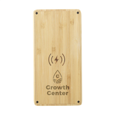 Logo trade advertising product photo of: Solar Powerbank 8000+ Wireless Charger