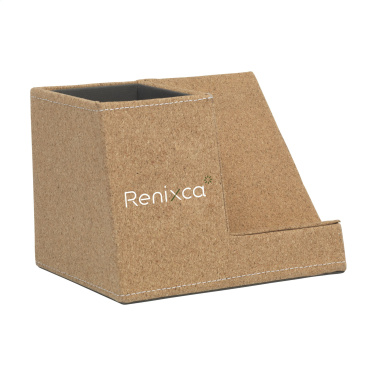 Logo trade promotional item photo of: Ecork Pen Holder Wireless Charger