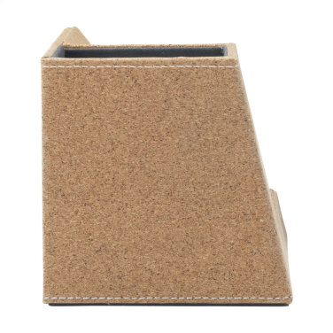 Logotrade promotional product picture of: Ecork Pen Holder Wireless Charger