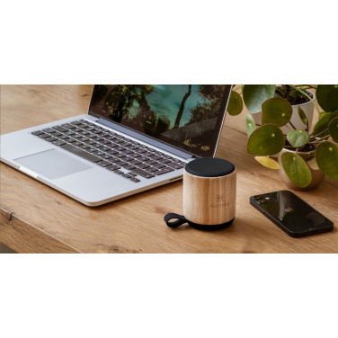 Logo trade promotional items picture of: Timor Bamboo Wireless Speaker