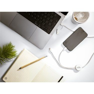 Logo trade corporate gift photo of: Charging Cable RCS Recycled ABS-TPE