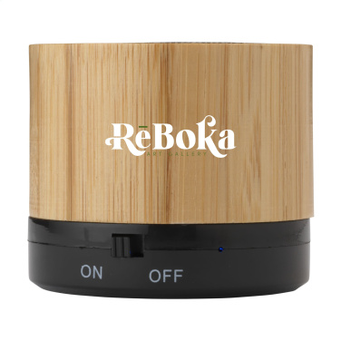 Logo trade corporate gifts image of: Bambox Bamboo Speaker