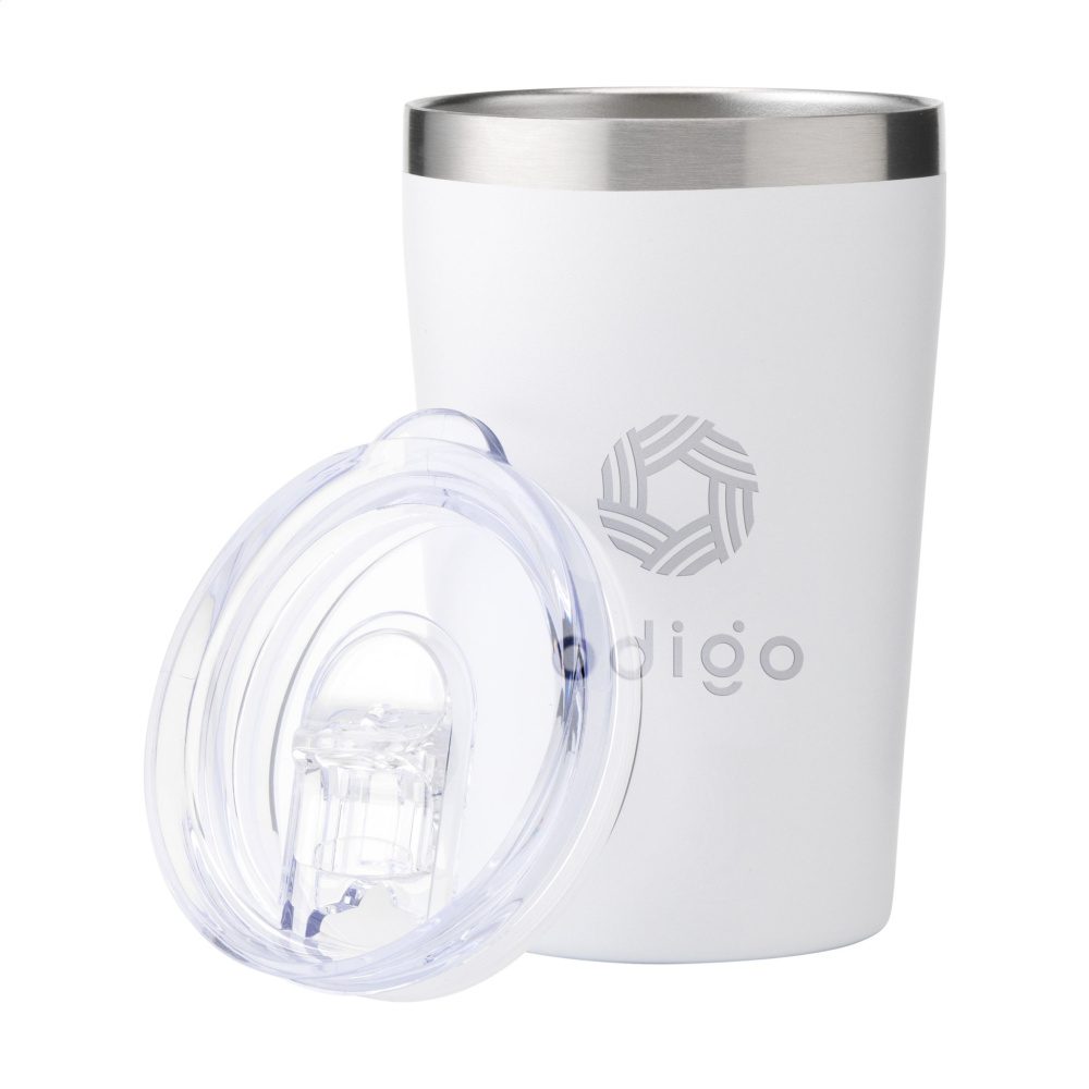 Logotrade promotional product picture of: Re-Steel RCS Recycled Coffee Mug 380 ml thermo cup