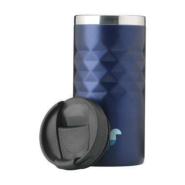 Logo trade business gift photo of: Geometric Mug RCS Recycled Steel 280 ml thermo cup