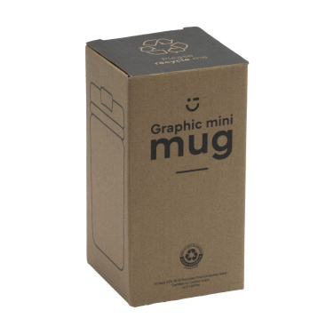 Logo trade promotional merchandise picture of: Graphic Mini Mug RCS Recycled Steel 250 ml thermo cup