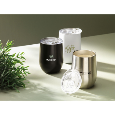 Logo trade promotional products picture of: Huevo RCS Recycled Steel Cup 350 ml thermo cup