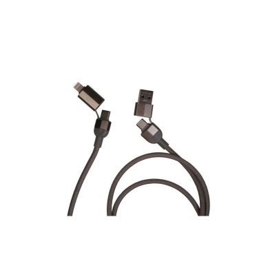 Logo trade promotional giveaway photo of: Charging cable with data transfer DONNES Pierre Cardin