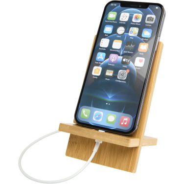 Logotrade advertising product image of: Ceibo detachable bamboo phone stand