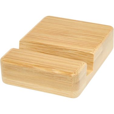 Logo trade promotional products picture of: Ebla bamboo phone stand