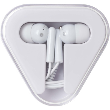 Logo trade promotional giveaways picture of: Rebel earbuds with recycled plastic storage box
