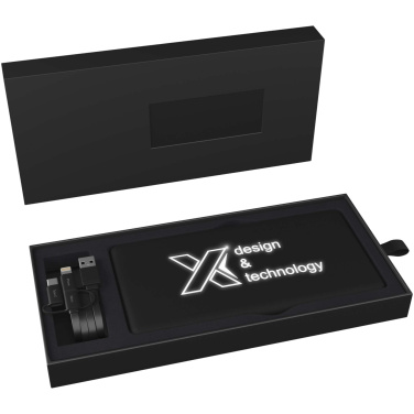 Logo trade promotional gifts picture of: SCX.design P30 8000 mAh light-up solar power bank
