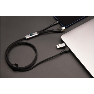 Logotrade advertising products photo of: SCX.design C53 100W 5-in-1 rPET ultra fast charging cable