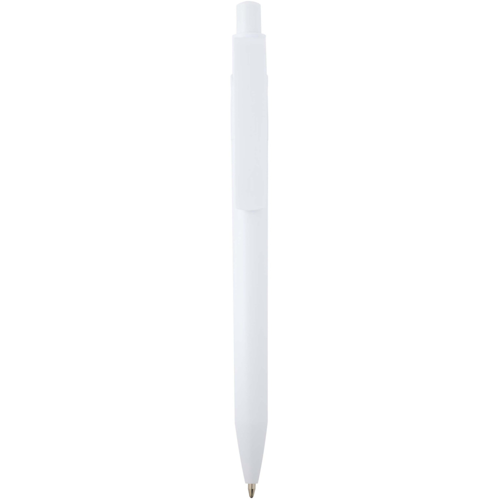 Logo trade promotional merchandise photo of: Unica recycled plastic ballpoint pen (black ink)