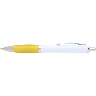 Logotrade promotional item image of: Nash recycled plastic ballpoint pen (black ink)