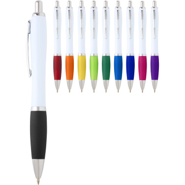 Logo trade promotional gift photo of: Nash recycled plastic ballpoint pen (black ink)