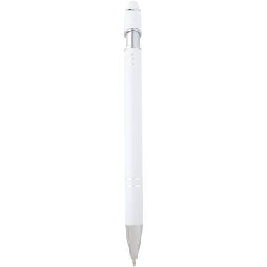Logo trade promotional items picture of: Kish ballpoint pen with silver finish (blue ink)