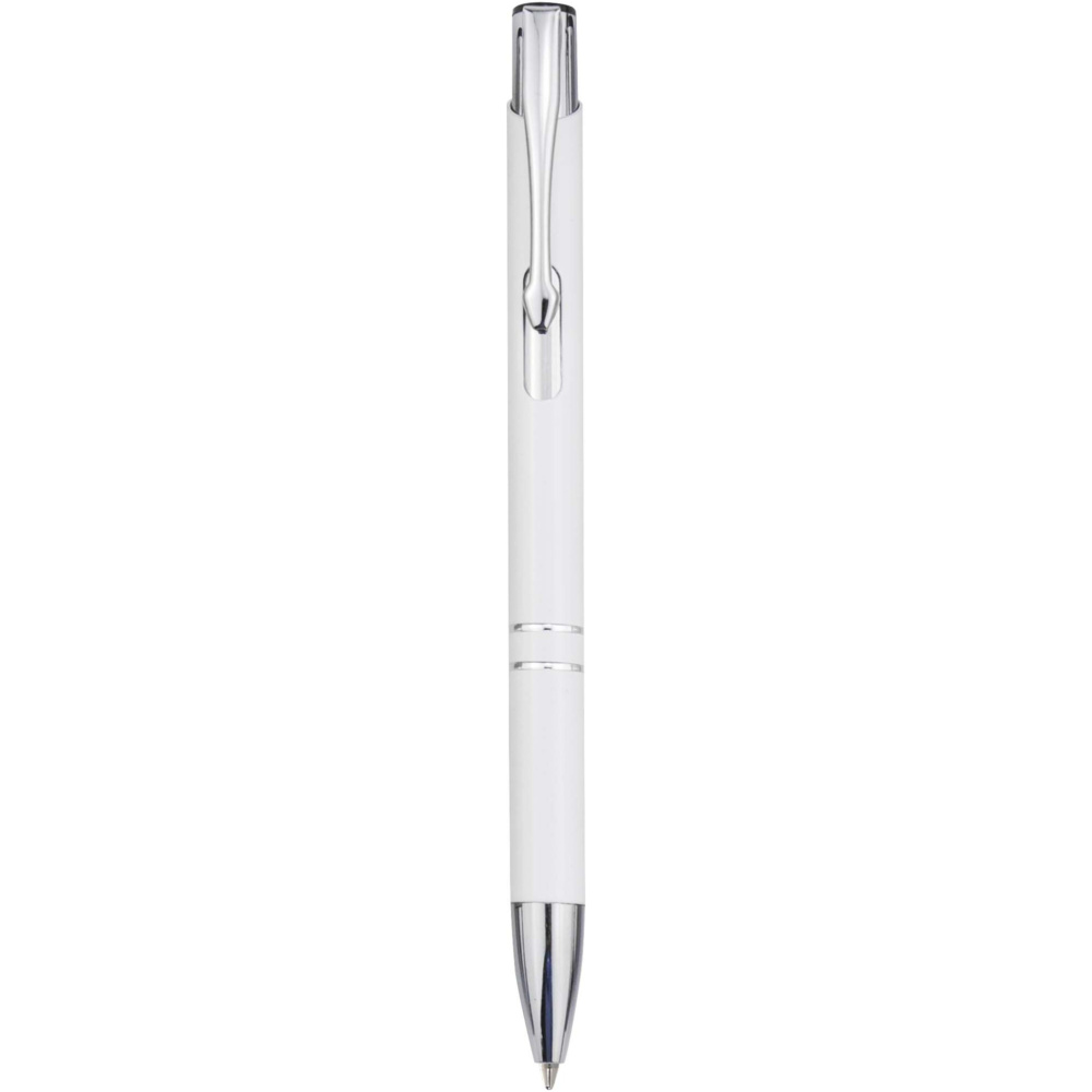 Logotrade promotional product picture of: Moneta recycled aluminium ballpoint pen (blue ink)