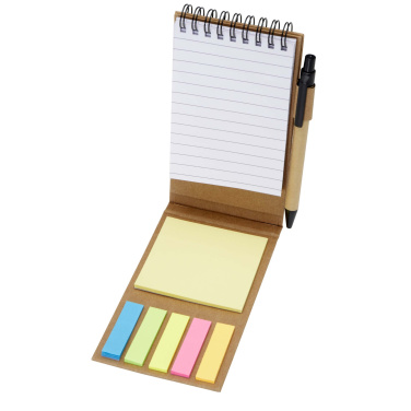 Logotrade corporate gift image of: Flipper sticky notepad with ballpoint pen (black ink)