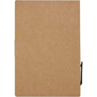 Logo trade promotional merchandise photo of: Swift sticky notes booklet with ballpoint pen (black ink)