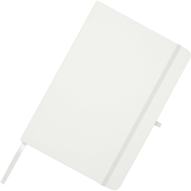 Logo trade promotional product photo of: Teak A5 recycled hard cover notebook with lined pages