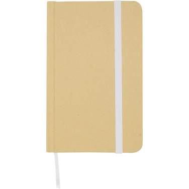 Logotrade corporate gift image of: Reed A6 recycled hard cover notebook with plain pages