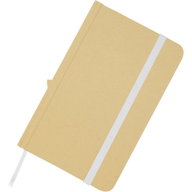 Logotrade advertising product picture of: Reed A6 recycled hard cover notebook with plain pages