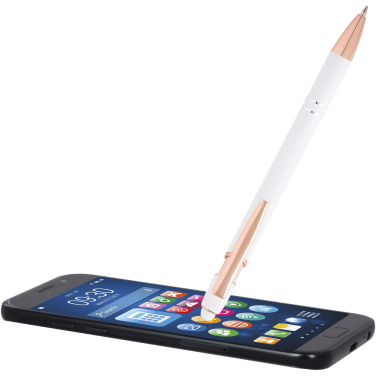 Logo trade promotional gifts picture of: Nanna ballpoint pen with rose gold finish (black ink)