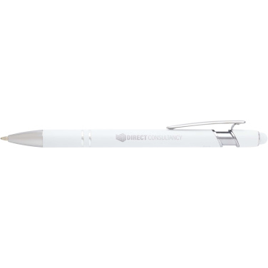 Logotrade promotional merchandise image of: Kish ballpoint pen with silver finish (black ink)