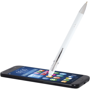 Logotrade corporate gift picture of: Kish ballpoint pen with silver finish (black ink)