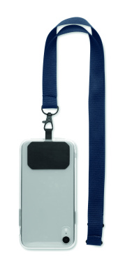 Logo trade business gifts image of: Phone holder lanyard