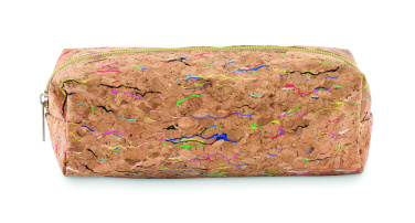 Logotrade promotional giveaway picture of: Coloured cork pencil case