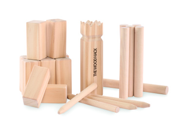 Logo trade promotional items picture of: Pinewood outdoor throwing game
