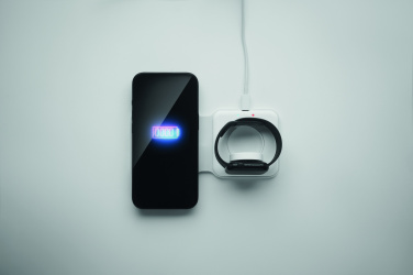 Logotrade corporate gift image of: 2 in 1 foldable charger 15W