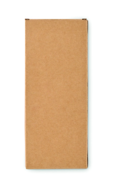 Logo trade promotional gift photo of: 4 reusable glass straws