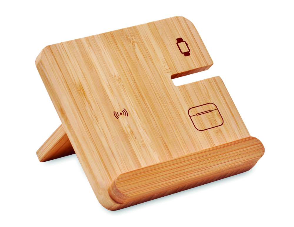 Logotrade corporate gift picture of: 3 in 1 15W wireless charger