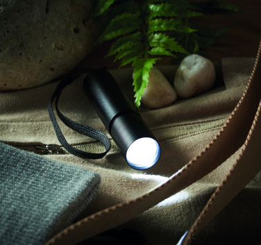 Logo trade promotional merchandise picture of: Aluminium rechargeable torch