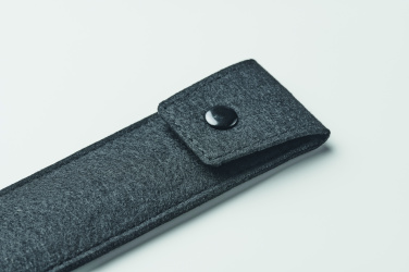 Logo trade promotional giveaways picture of: RPET felt pencil case