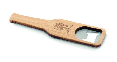 Logo trade promotional product photo of: Bamboo bottle opener