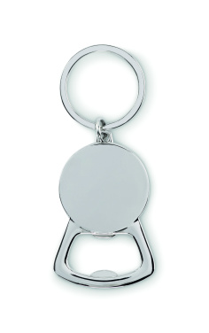 Logo trade promotional merchandise photo of: Recycled aluminium key ring