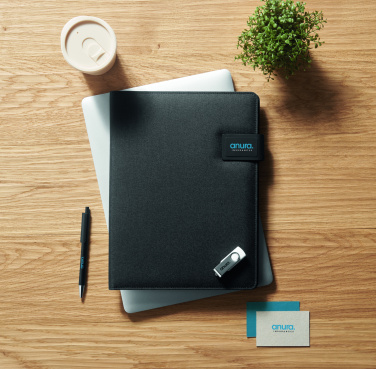 Logo trade promotional products picture of: A4 folder and wireless charger