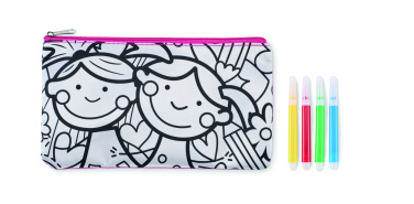 Logotrade promotional item image of: Pencil case with markers
