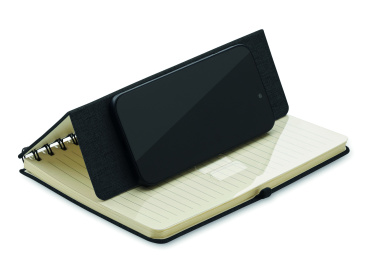 Logo trade corporate gifts picture of: A5 notebook with phone holder