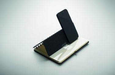 Logo trade corporate gift photo of: A5 notebook with phone holder